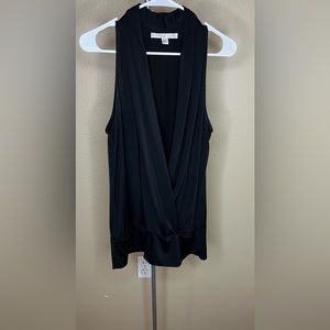 Boston Proper sleeveless top with plunging neckline